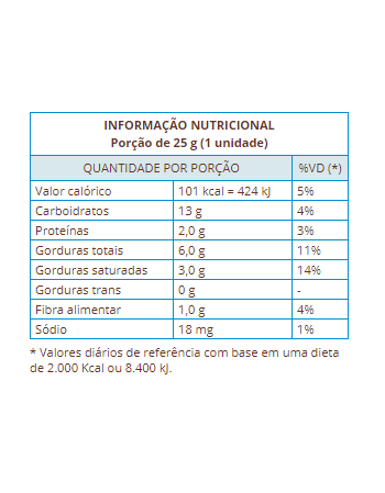 Alfajor Levslim Chocolate Branco Zero Açucar - Suavipan - Display Com 12 Unidades De 25G