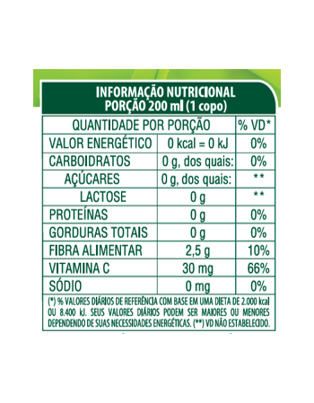 CHA BRANCO ZERO COM FIBRAS - LICHIA - LIFE MIX - 1 LITRO