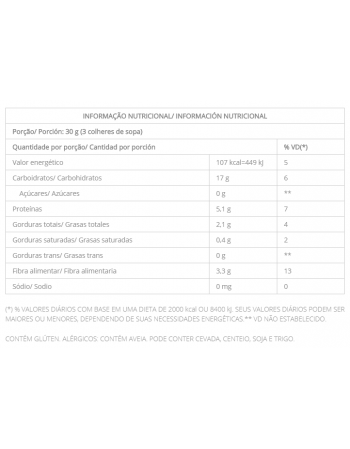Aveia Flocos Finos Nutry - Nutrimental - Unidade De 170G