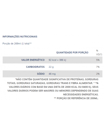 Mixer Premium Tônica - Prata - Pack Com 6 Latas De 269Ml
