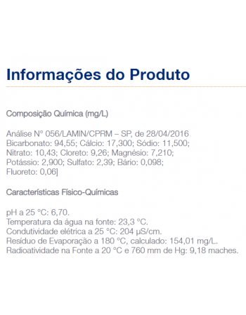 Água Mineral Natural - Lindoya - Pack Com 12 Unidades De 300Ml