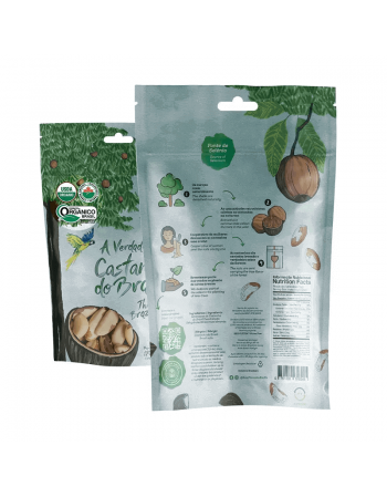 Castanhas Do Brasil Inteiras E Beneficiadas - Floresta Em Pé - Pouch De 125G