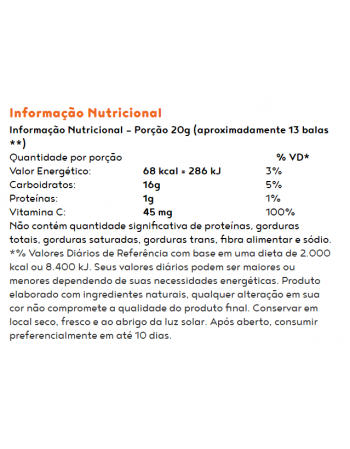 VALDA C SACHET LARANJA MENTOLADA - DISPLAY COM 10 SACHETS DE 24G