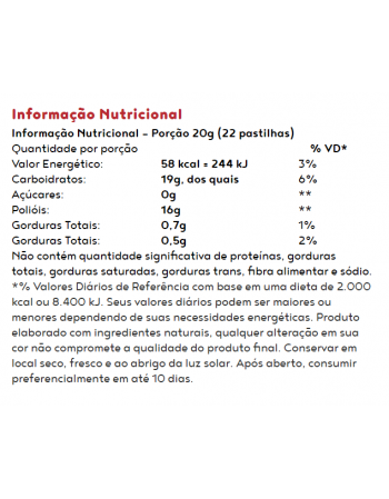 VALDA FRIENDS CANELA PASTILHAS - DISPLAY COM 10 SACHETS DE 25G