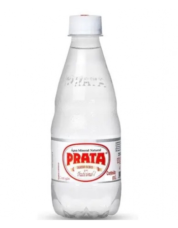Água Mineral com Gás - PRATA - Pack com 12 unidades X 370 ml
