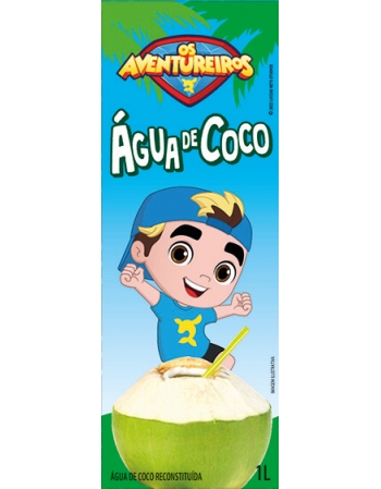 Água de Coco - OS AVENTUREIROS - 1 litro
