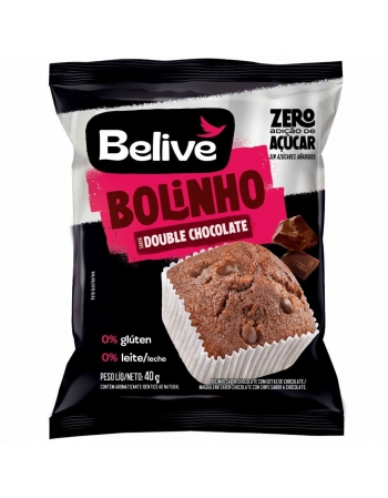 Bolinho Double Chocolate - Belive - Display 10 X 40g