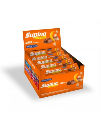 Barra De Frutas Supino Light Banana Ao Leite - Banana Brasil - Display Com 16 Unidades De 24G