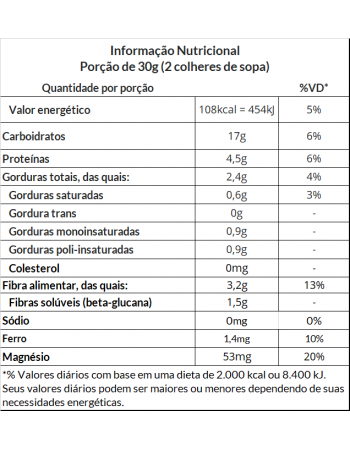 Aveia Flocos Grossos - Jasmine - Pacote De 500G
